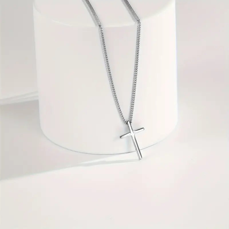 Silver Cross Necklace