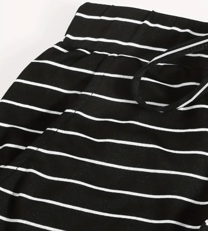Midi Striped Skirt