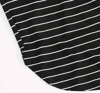 Midi Striped Skirt