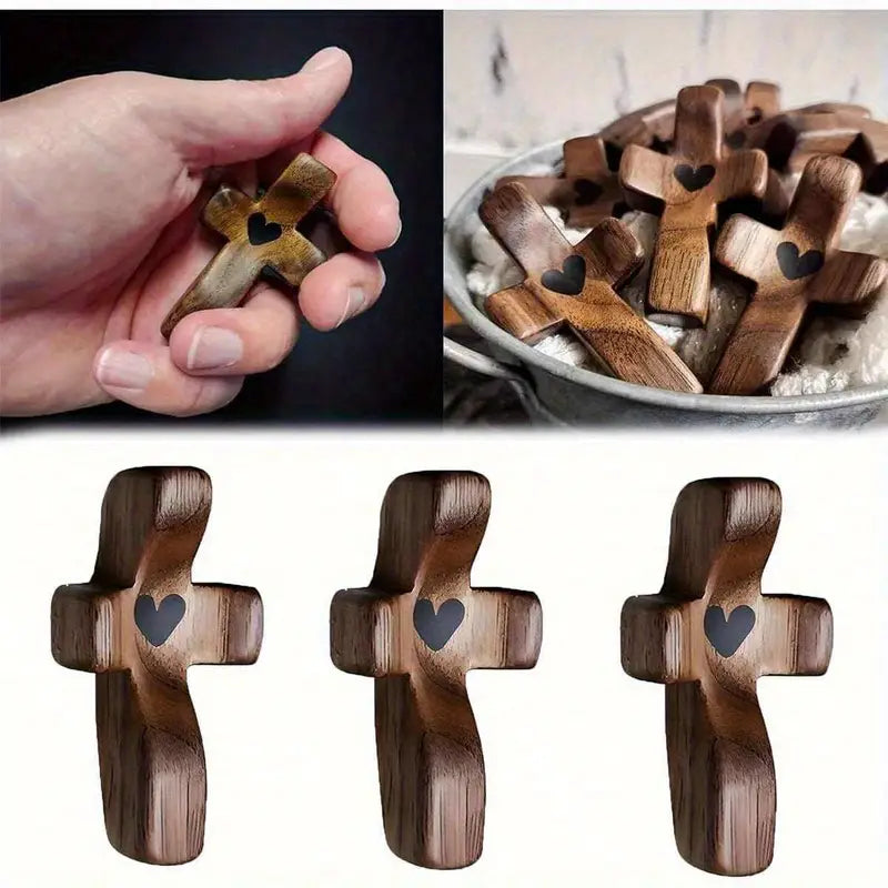 Walnut Prayer Cross