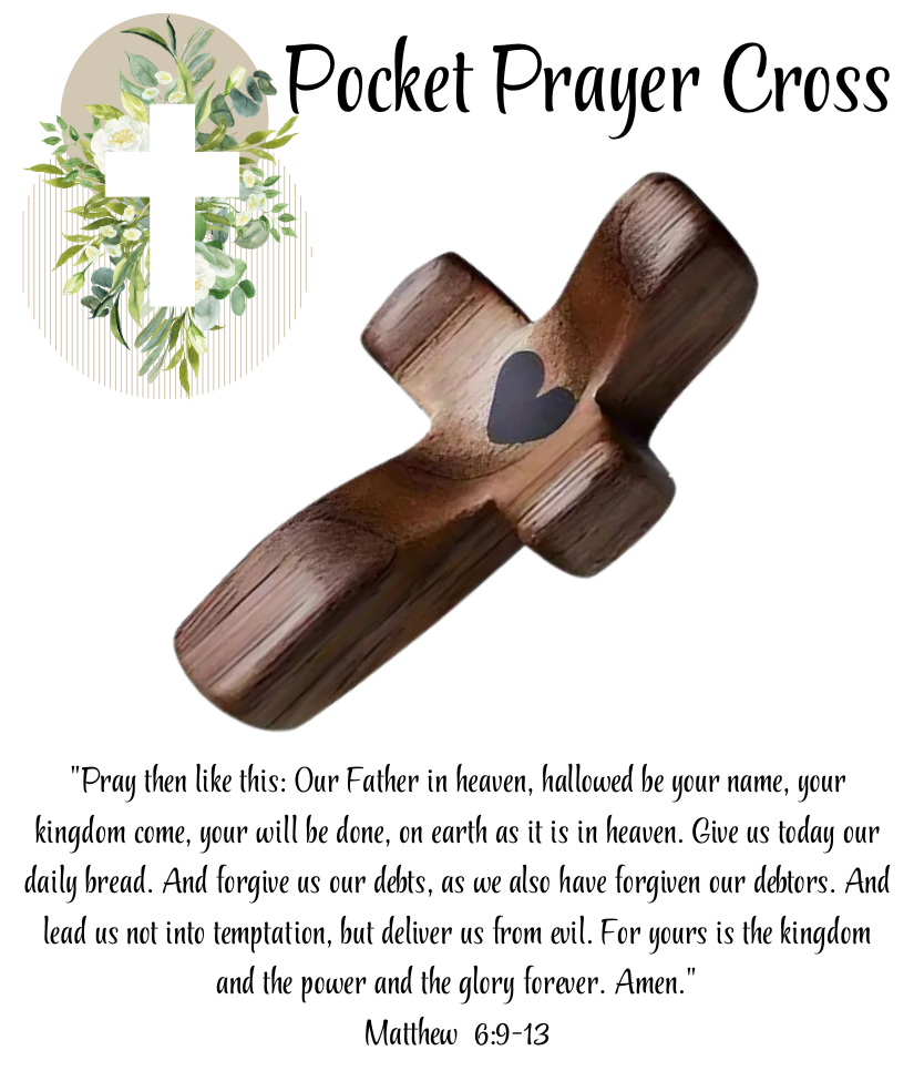 Walnut Prayer Cross