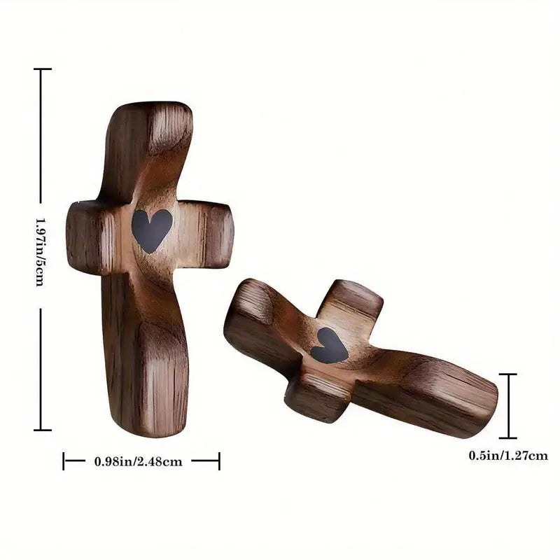 Walnut Prayer Cross