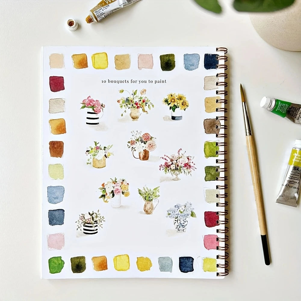 Watercolor Workbook - Bouquets