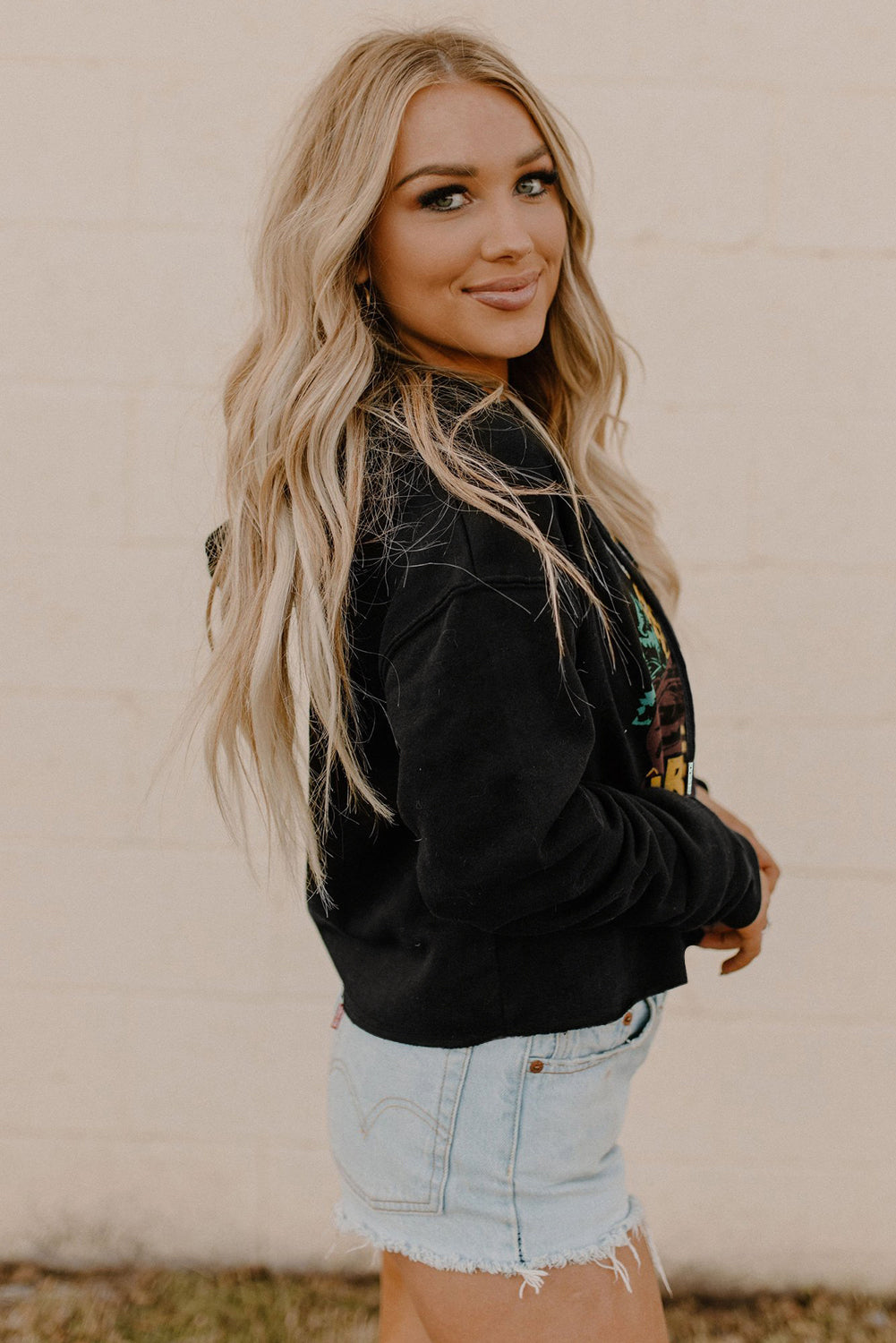 HEARTBREAKER & Rose Animal Graphic Hoodie