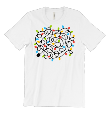 Christmas Lights Graphic Tee