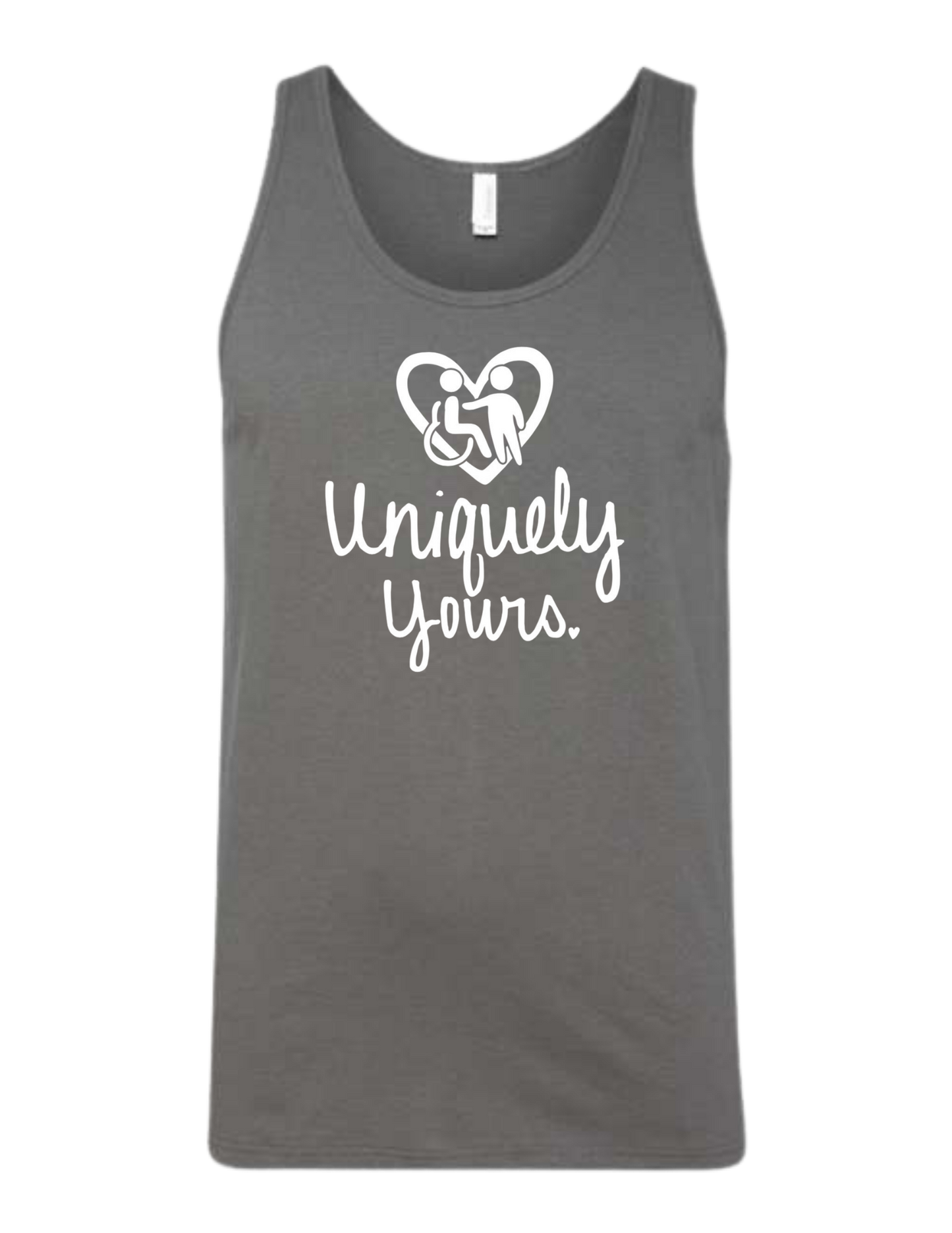 UY Jersey Tank - Asphalt