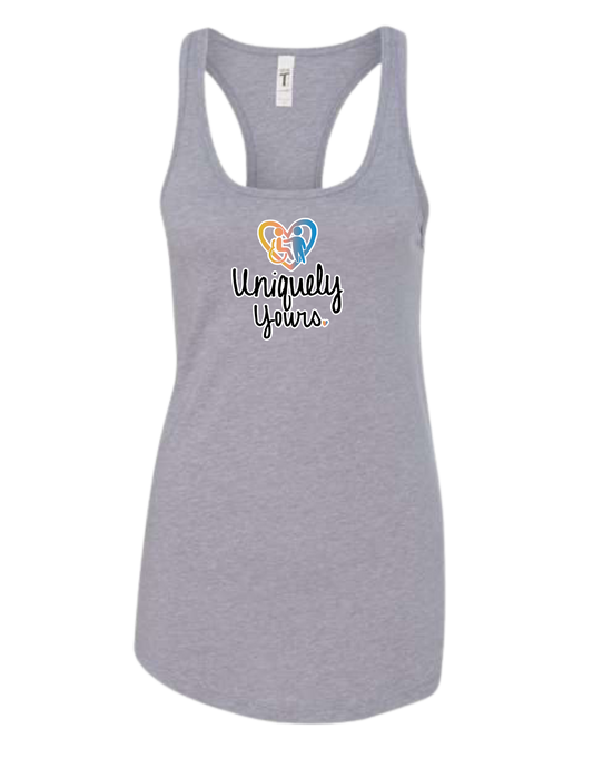 UY Racerback Tank - Heather Gray