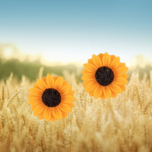 Sunflower Studs