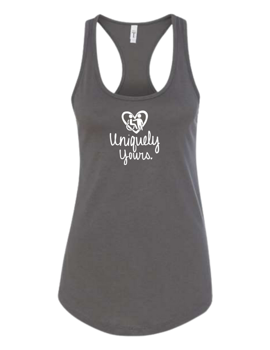 UY Racerback Tank - Dark Gray