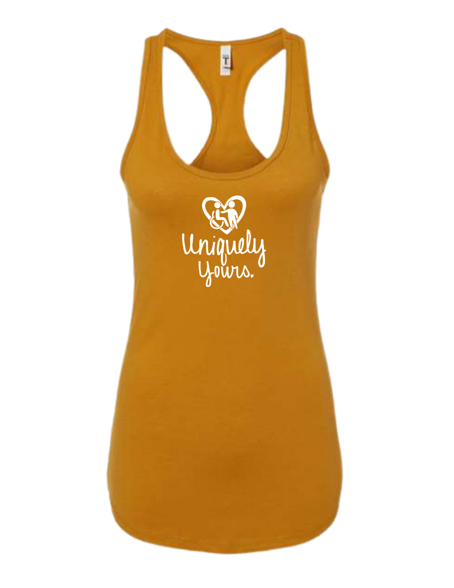 UY Racerback Tank - Antique Gold