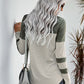 Khaki Pinstripe Patch Pocket Top
