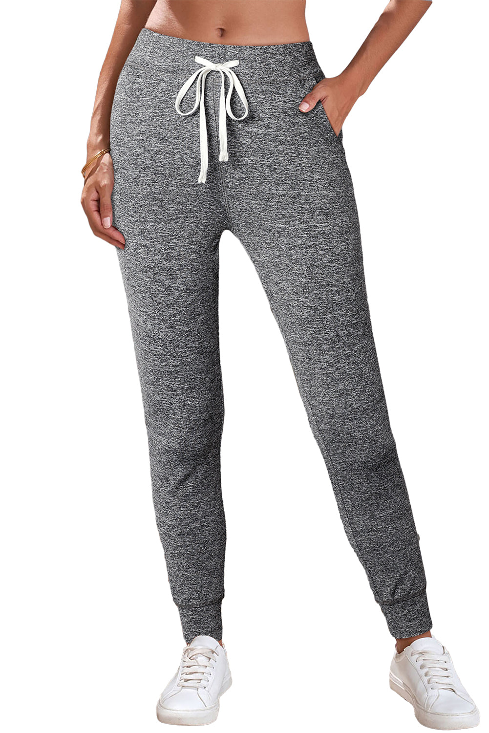Grey Drawstring Joggers