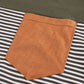 Khaki Pinstripe Patch Pocket Top