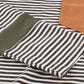 Khaki Pinstripe Patch Pocket Top