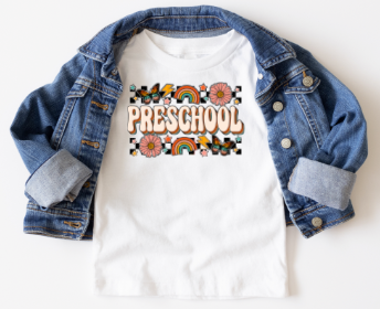 Retro Butterfly Back to School Graphic Tee
