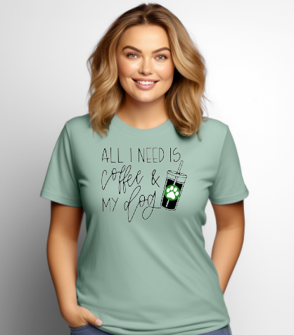 Coffee & My Dog Graphic Tee