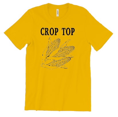 z Crop Top Corn Graphic DTF Transfer ONLY
