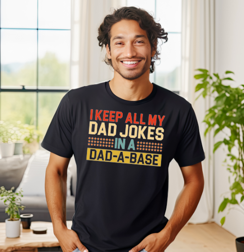 Dad Joke Dad-A-Base Graphic Tee
