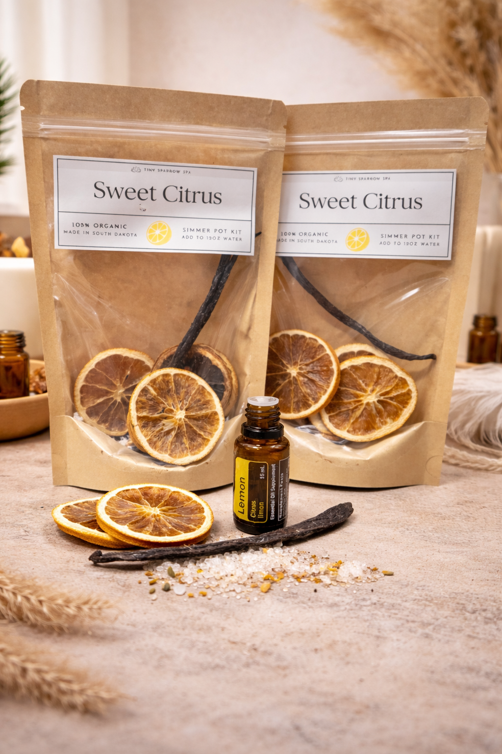 Sweet Citrus Simmer Pot Kit