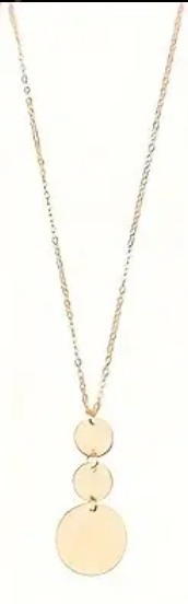 Gold Circles Necklace