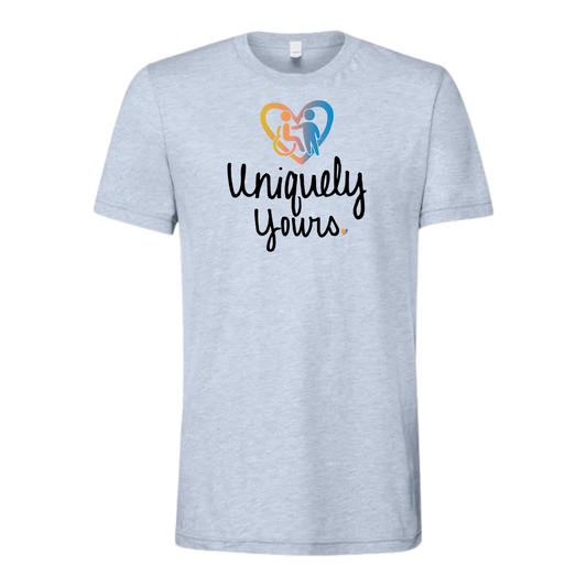 UY Tee - Heather Prism Blue