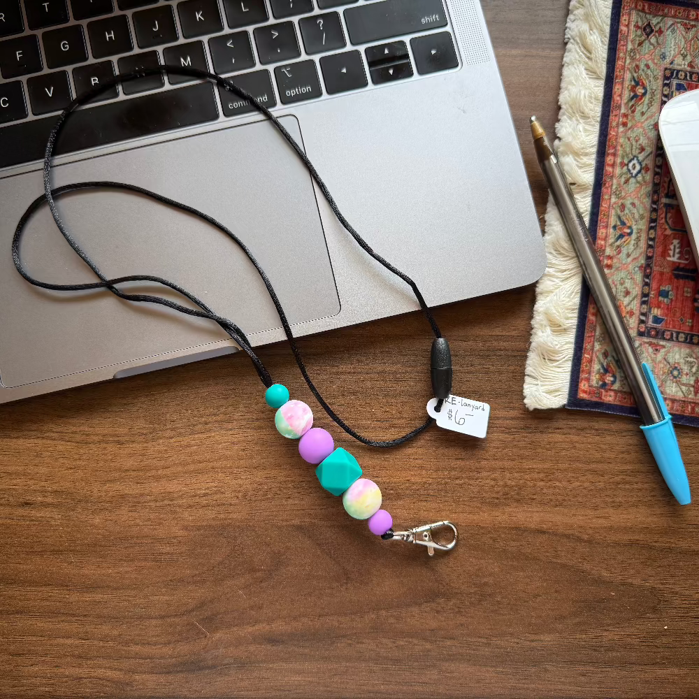 KE Silicone Bead Lanyard