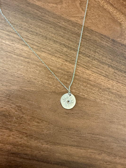 Radiating Heart Necklace