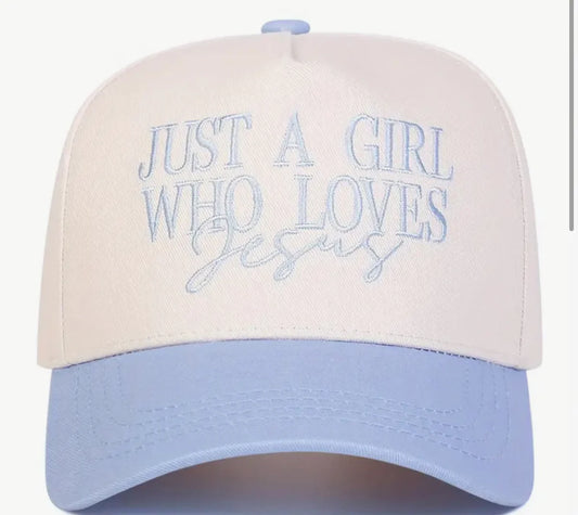 Girl Who Loves JESUS Hat