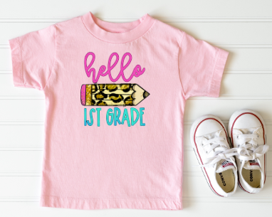 Leopard Pencil Grade Graphic Tee