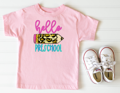 Leopard Pencil Grade Graphic Tee