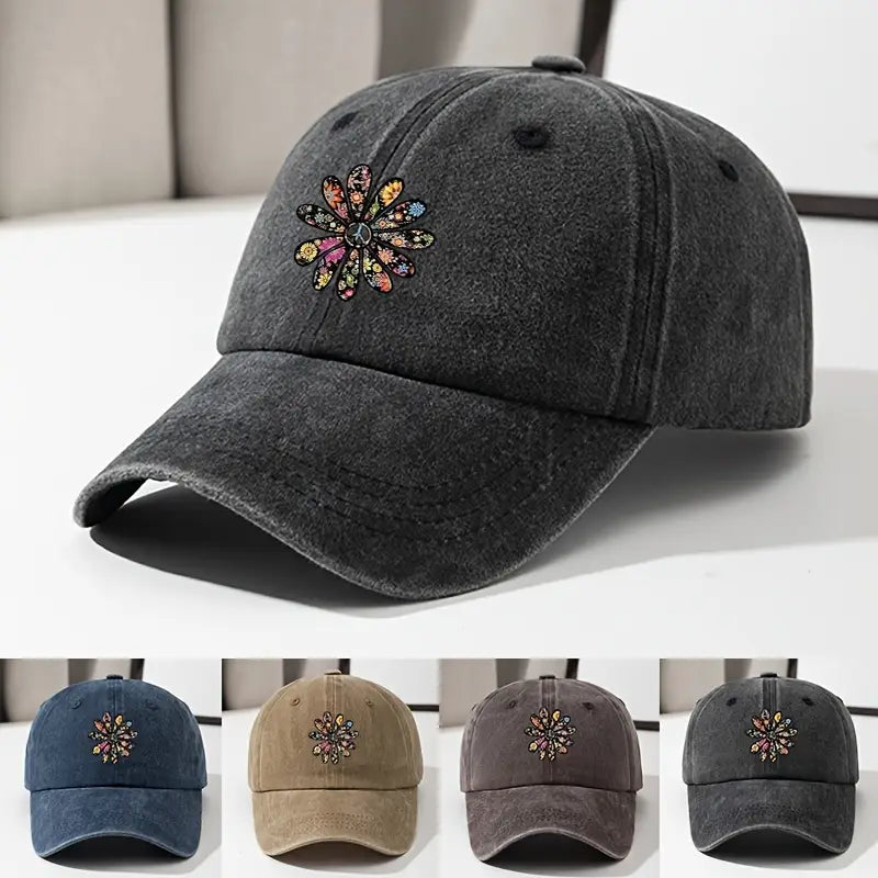 GG Baseball hat - vintage flower