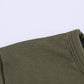 Khaki Pinstripe Patch Pocket Top