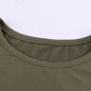 Khaki Pinstripe Patch Pocket Top