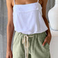 Khaki Faylin Shorts