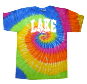 Lake Vibes Tie Dye Graphic Tee
