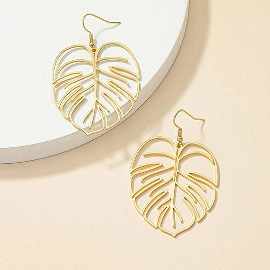 Palm Leaf Earrings